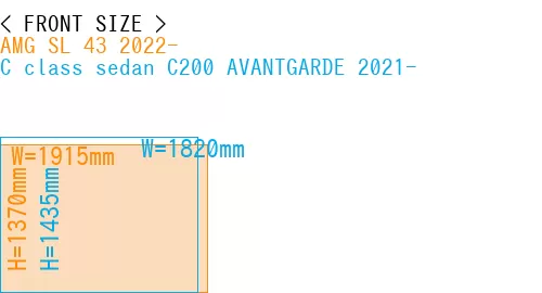 #AMG SL 43 2022- + C class sedan C200 AVANTGARDE 2021-